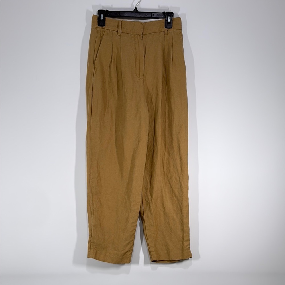 Wilfred Tapered Trousers - Size 6, Tan